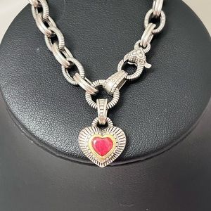 Judit Ripka Ruby Heart bracelet